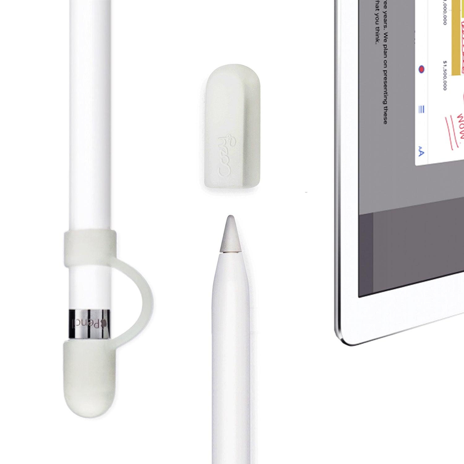 PencilCozy Combo Pack - Apple Pencil Cap Holder/Keeper | iPad