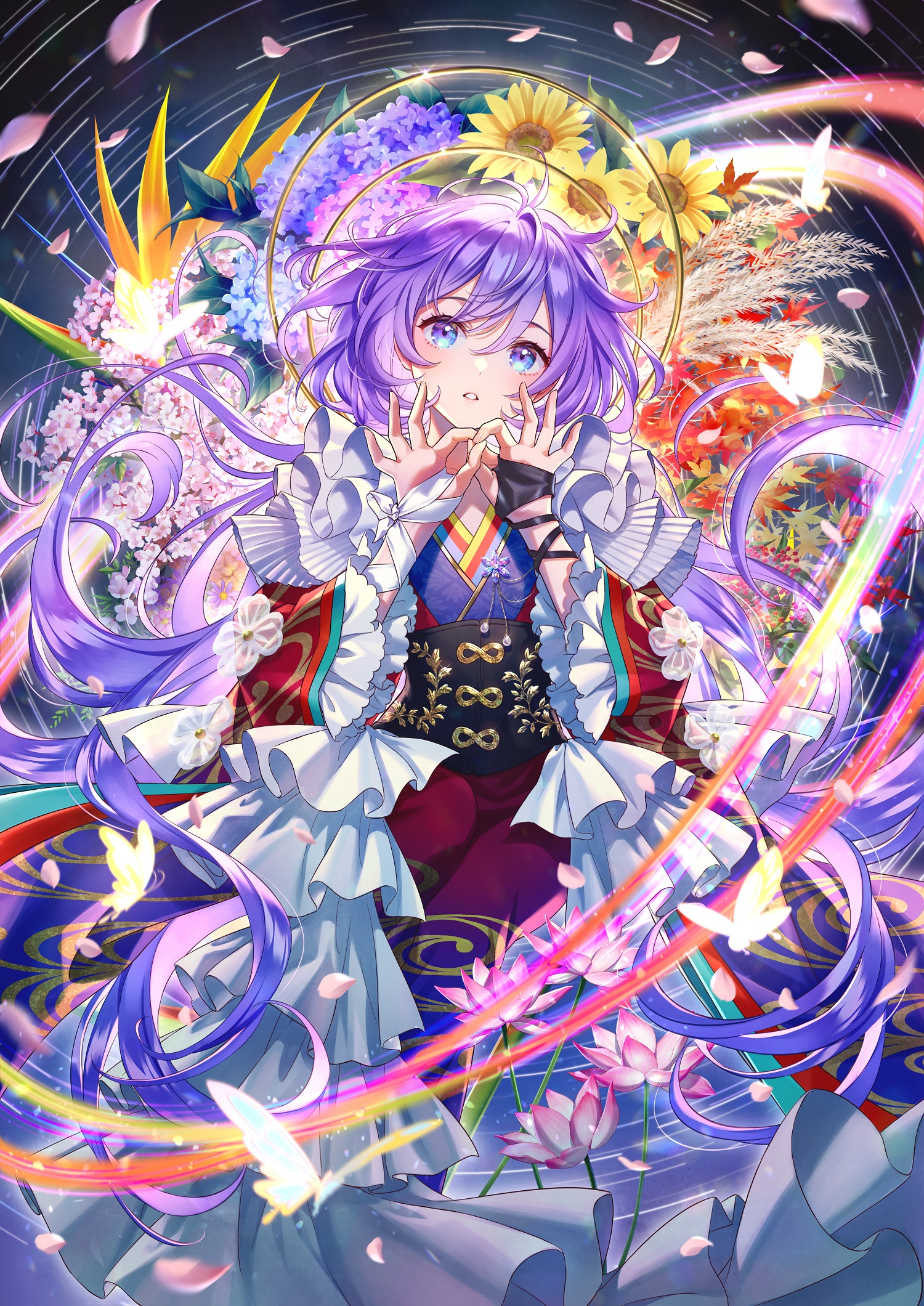 絵師100人展 13 複製原画 遠坂あさぎ 四季廻り 絵師100人展 13