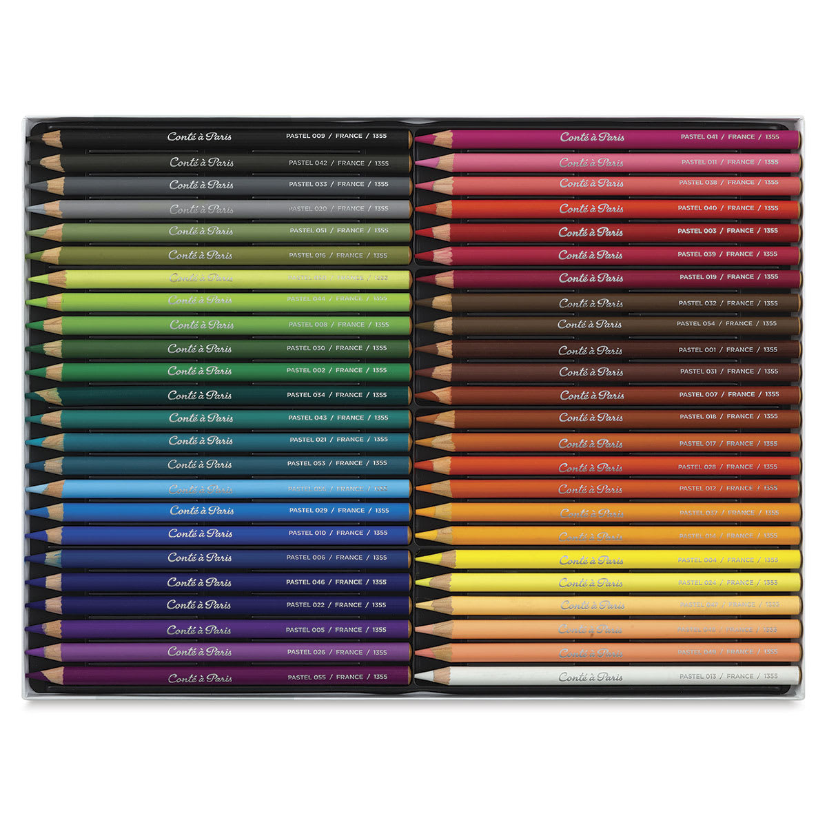 Conté à Paris Pastel Pencil Set - Assorted Colors, Set of 48, Box