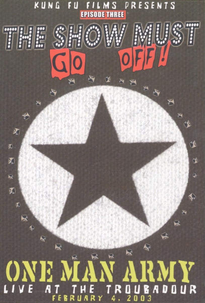 One Man Army – Live at the The Troubadour (DVD) - Cleopatra Records