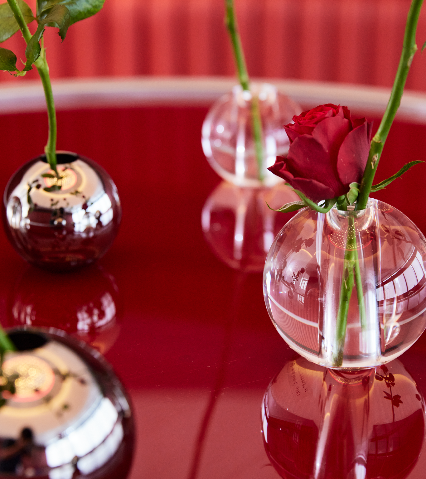 Luciano Vistosi】MURANO フラワーベース 花瓶 レッド 楽天市場