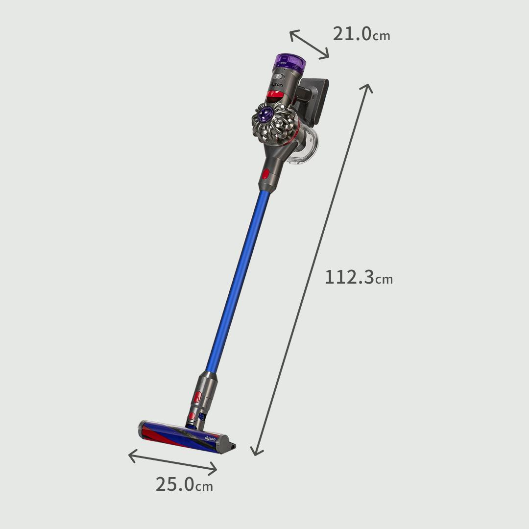 Dyson V8 Slim Fluffy Extra スティッククリーナー W25×D21×H112.3cm