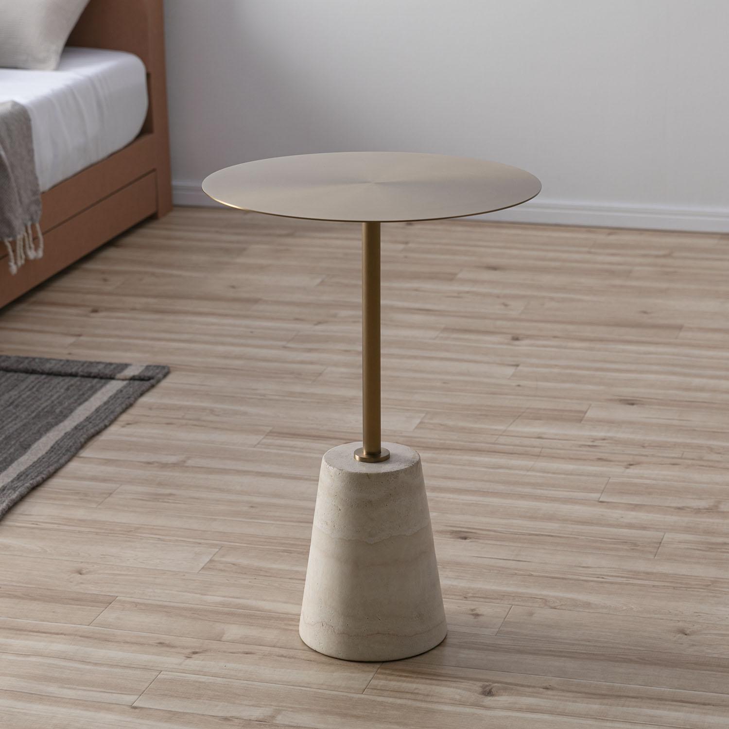 moda en casa プラタ エンドテーブル 幅45×奥行45×高さ66㎝ moda en