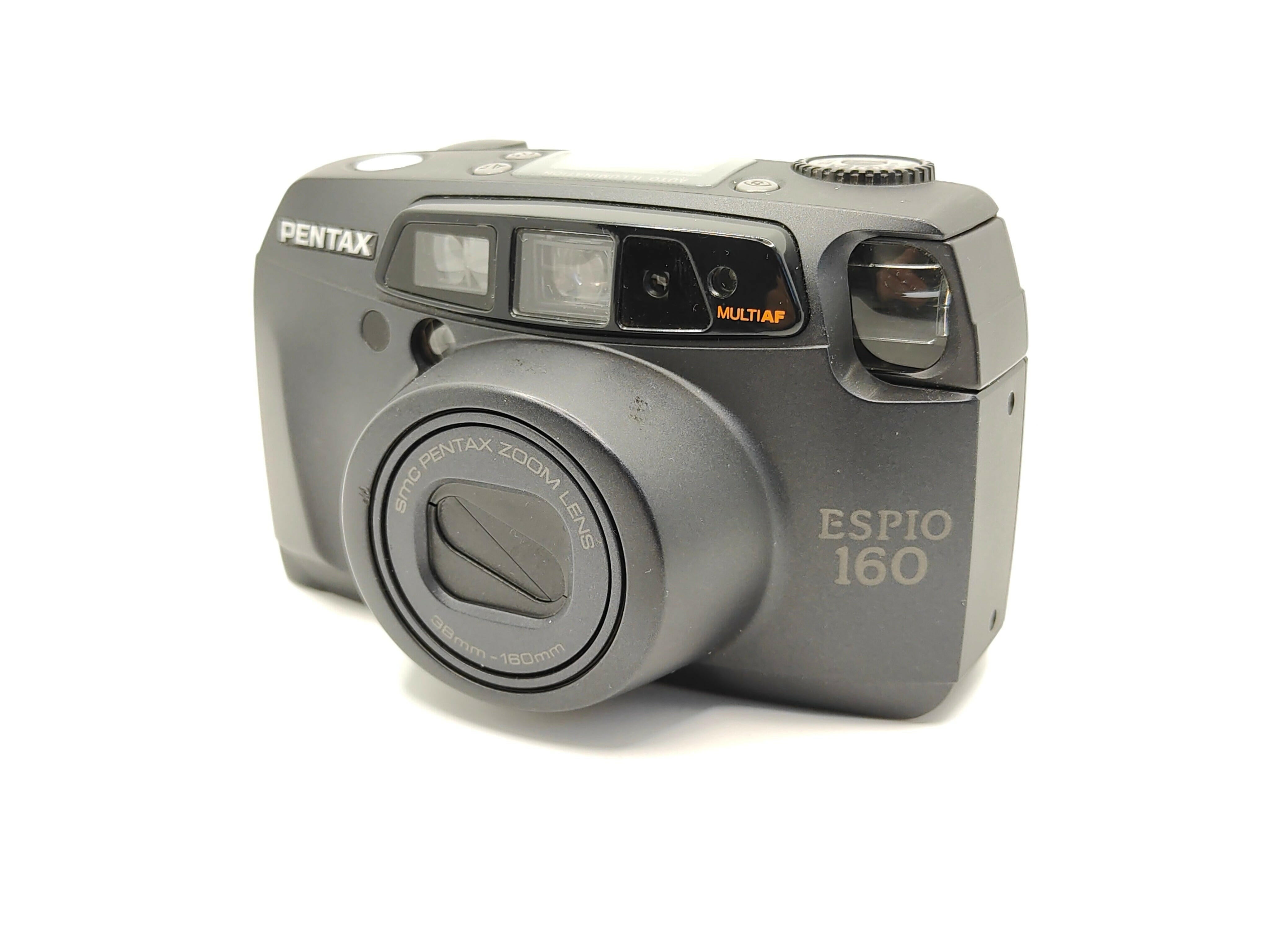 Pentax Espio 160 point-and-shoot film camera (black) | Classic