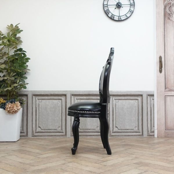 シングルチェア アンティークテイスト 6112-8L17B 新着アンティーク