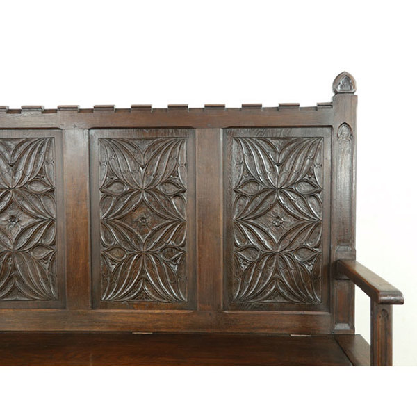 フランス アンティーク家具 ベンチラック 1910年頃 オーク材 フランス