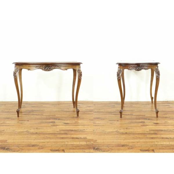 1920年頃 ウォールナット材 フランス アンティーク・サイドテーブル