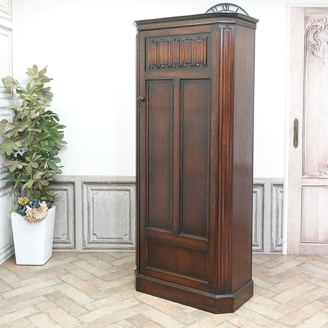 1930年頃 オーク材 イギリス アンティーク・ワードローブ antique80165