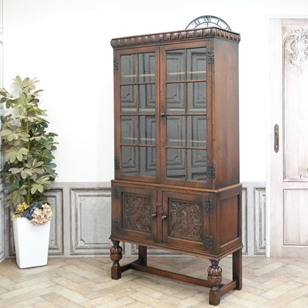 1920年頃 オーク材 イギリス アンティーク・ブックケース antique80488
