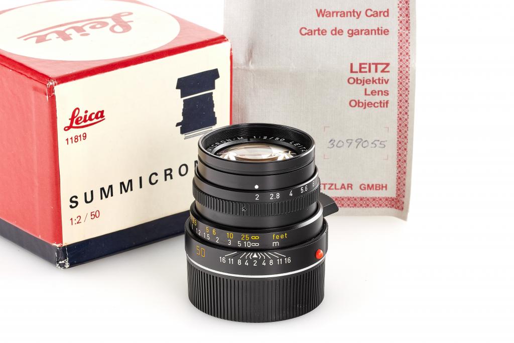 Leitz Wetzlar Lenses Leica R 50 F2 Leica Summicron-M 11819 2/50mm