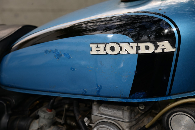 ホンダCB125JX ガソリンタンクとサイドカバー