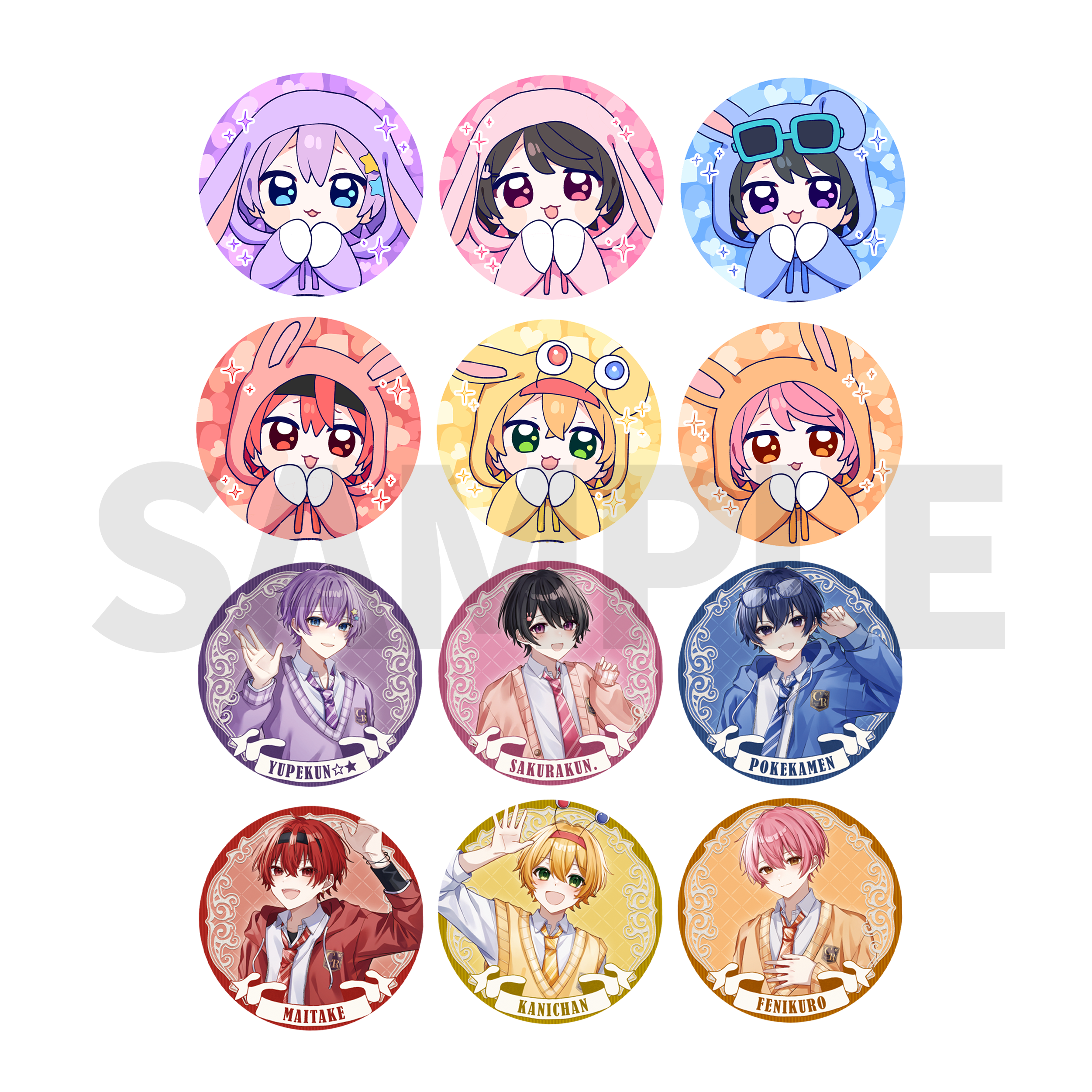 ちょこらび ポケカメン ふぇにくろ ゆぺくん さくらくん アクキー