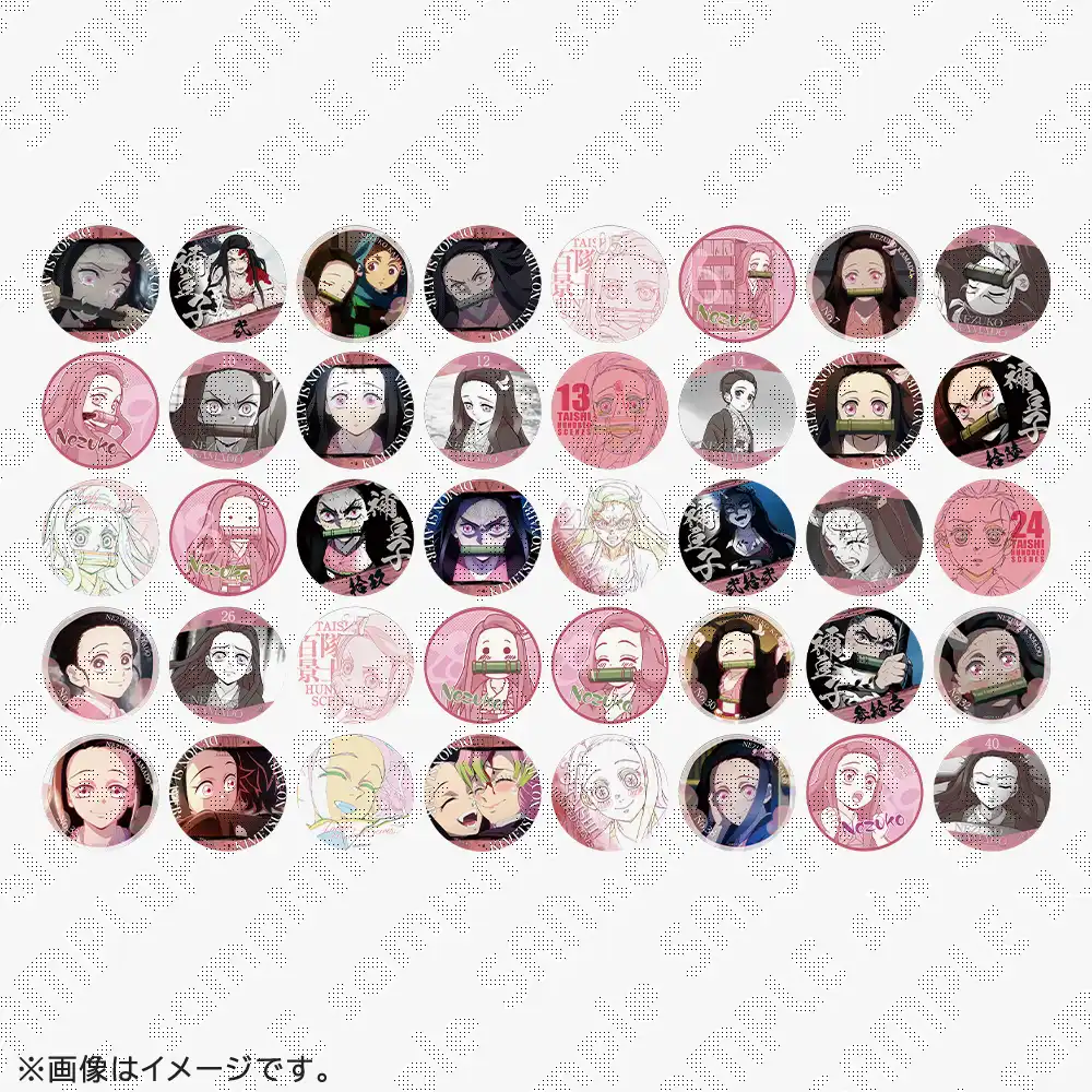 鬼滅の刃 隊士百景 エモーショナル缶バッジ マニアック缶バッジ 鬼滅の
