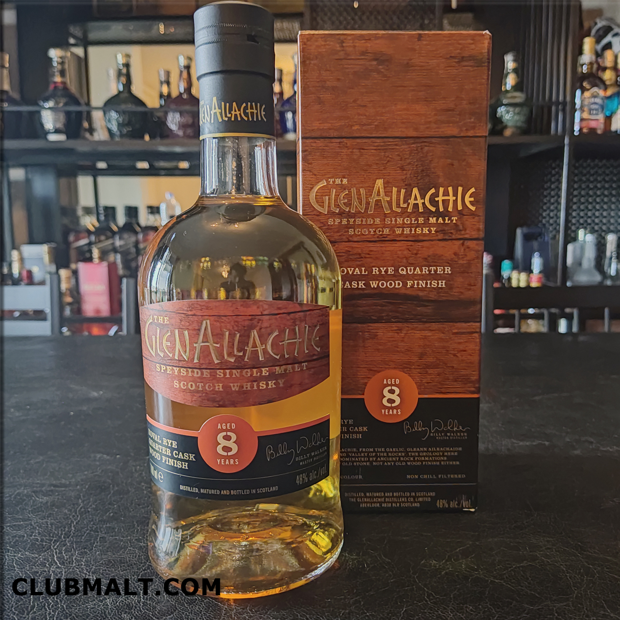 THE GLENALLACHIE KOVAL RYE QUARTER CASK 8Y 70CL - CLUB MALT