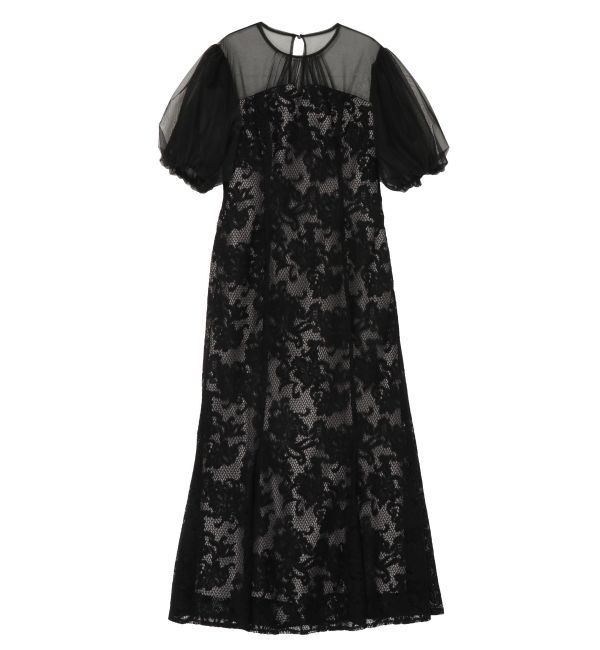 LADYフラワージャガードレースワンピース｜ラグナムーン（LAGUNAMOON