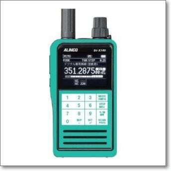 DJ-X100 アルインコ新型フラッグシップ広帯域受信機 ICR30の安定性と