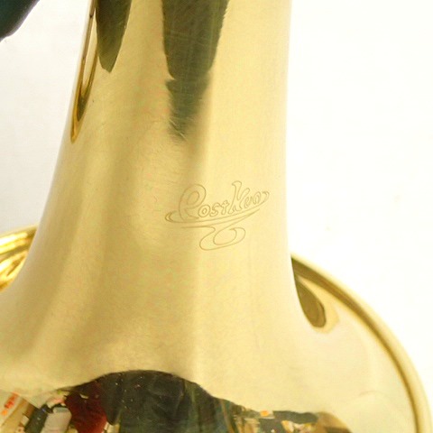 ジャンク】POSTKUN/ポストクン PH-740L ロータリーポストホルン 金