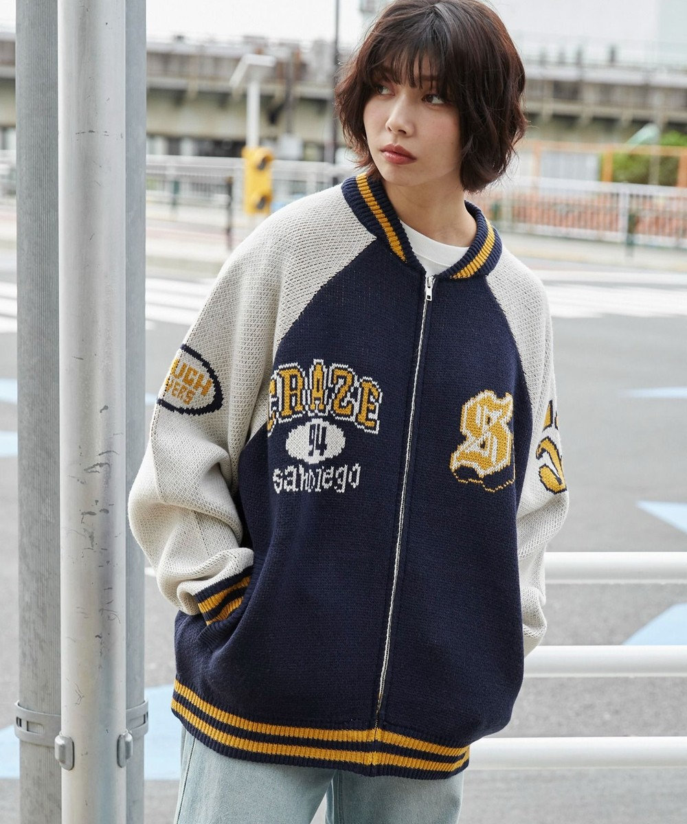 NMIXX スタジャン L NMIXX スタジャン Lサイズ NMIXX VARSITY JACKET