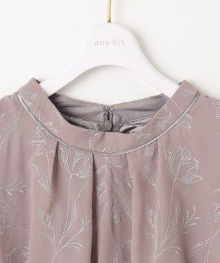 Lily Calin】ラインエンブロイダリー ドレス / ANY SIS | ファッション