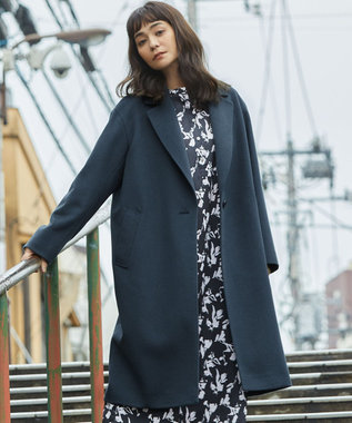 みい】robélite & CO. ベージュ チェスターコート ウール CLASSY.1月号