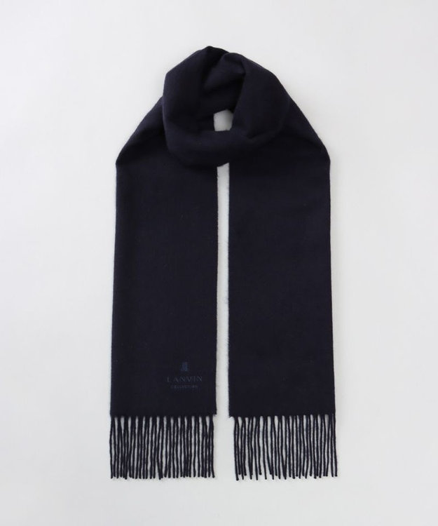 LANVIN COLLECTION ランバン コレクション カシミヤ 無地マフラー（幅