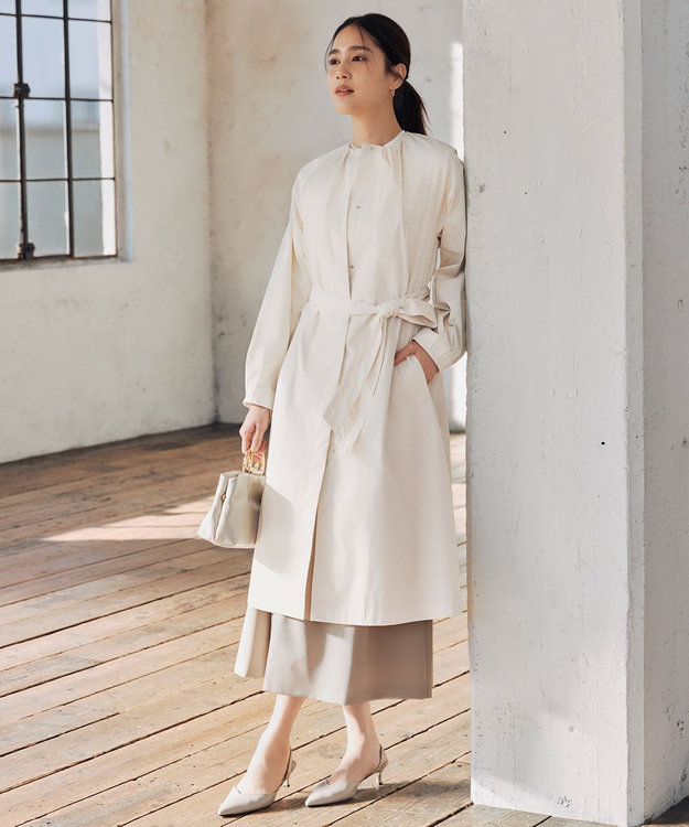 洗える】メモリーノーカラー コート / 自由区 | ファッション通販