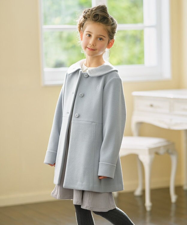 110-140㎝】フェイクウール コート / 組曲 KIDS | ファッション通販