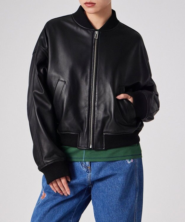 ラムレザー MA-1 ブルゾン / Paul Smith | ファッション通販 【公式