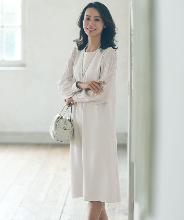 セットアップ対応】トリアセダブルジョーゼット シフォンスリーブ