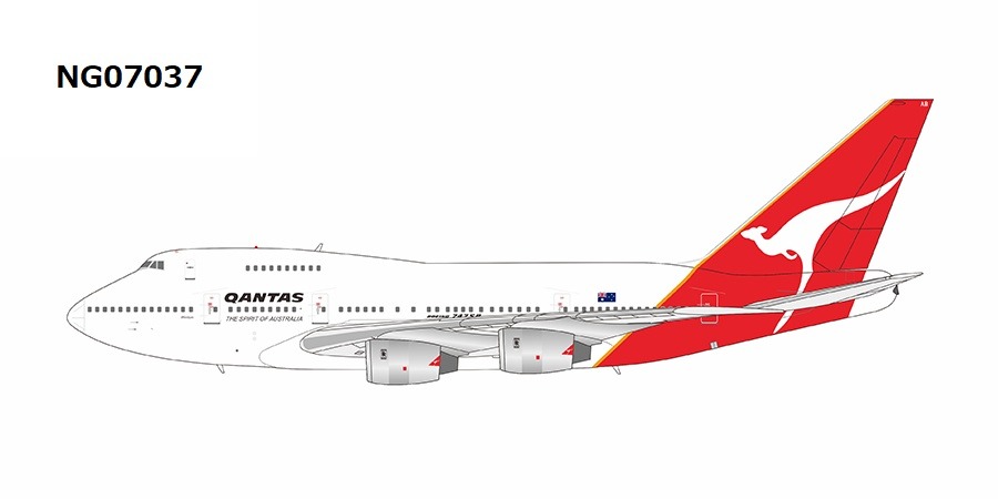カンタス航空 Airlinertags B747-300 コンビ色