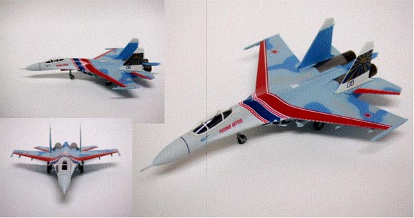 200548 WORLD AIRCRAFT ロシア空軍 Su-27 ロシアンナイツ #06 1:200 お