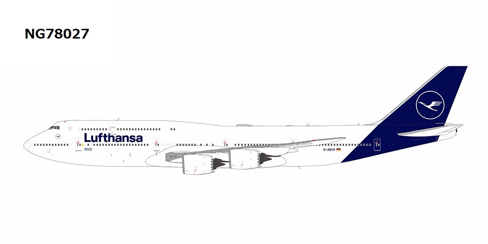 NG78027 NG MODELS Lufthansa / ルフトハンザドイツ航空 n/c B747-8 D