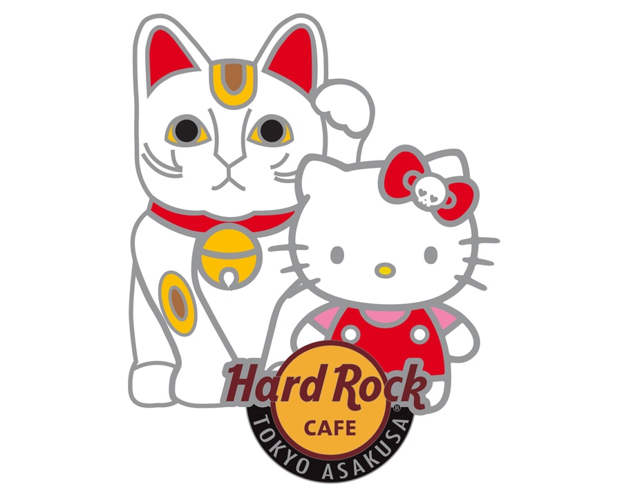 ハロー・キティHard Rock CAFE限定ピンバッジ(15点+おまけ2点) ❤️TO