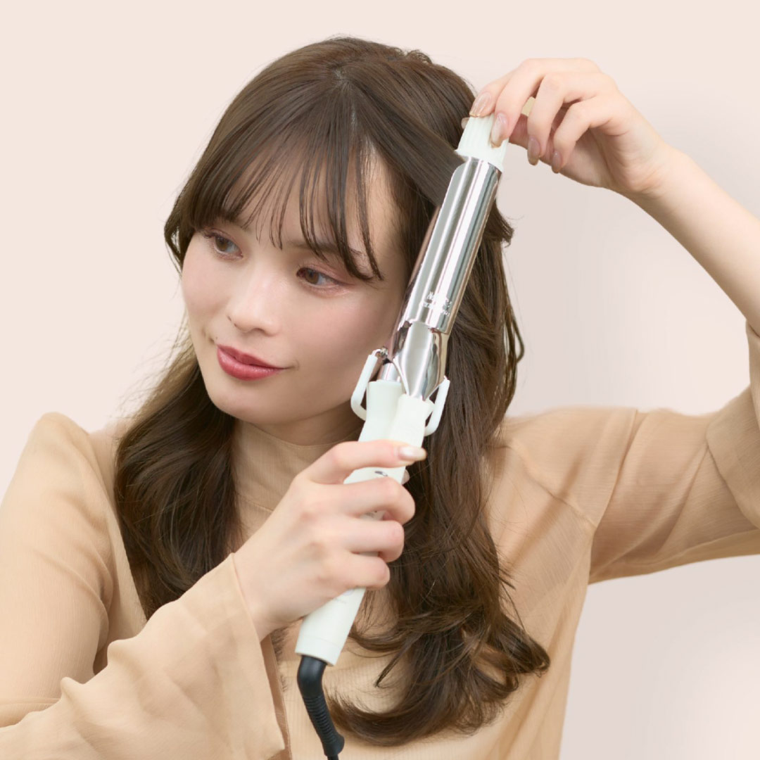 Repit Rosé Pink Collection カールアイロン 40ミリ 韓国発四角い