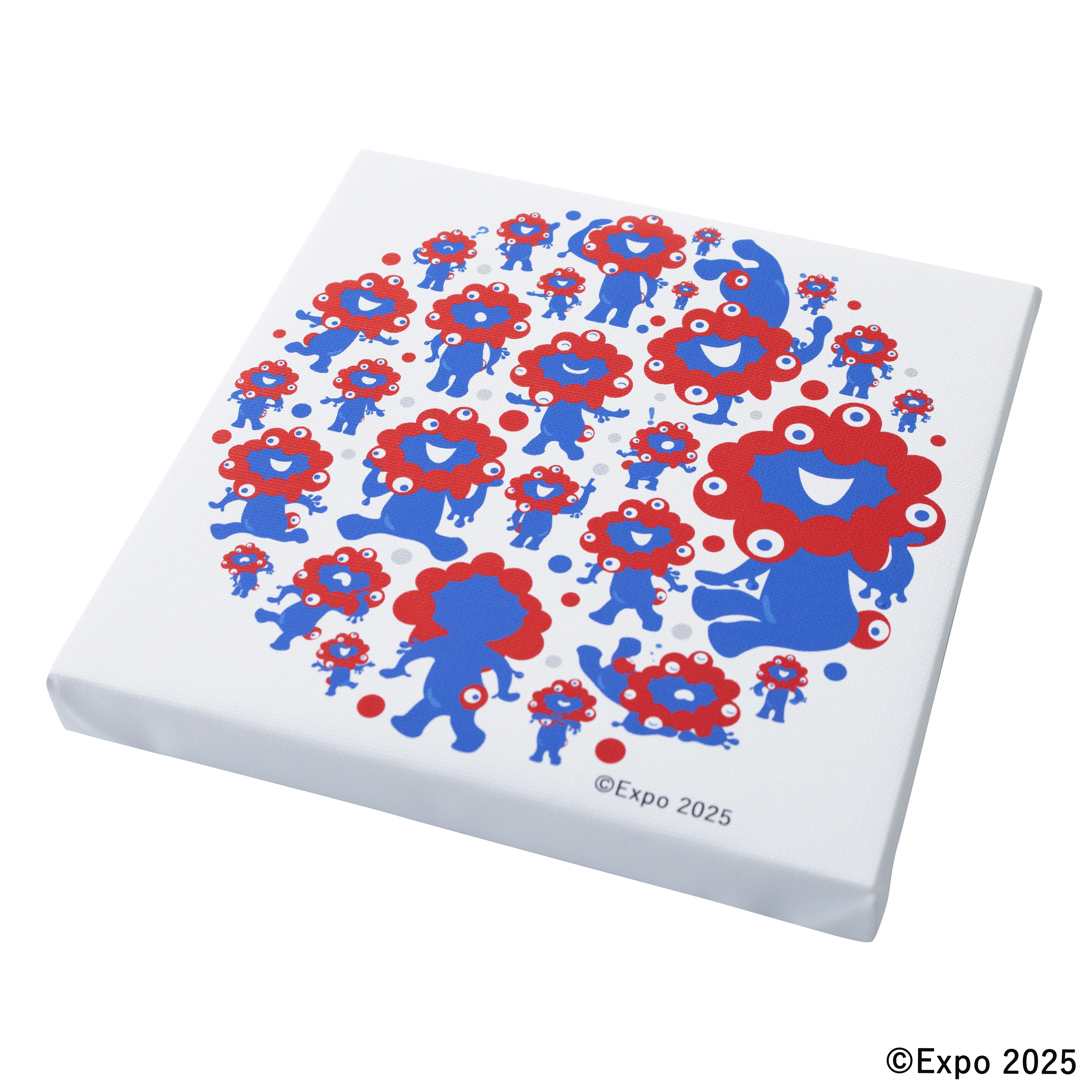 Expo 2025 ミャクミャク キャンバスジクレー印刷 集合 CPS00114 S0号