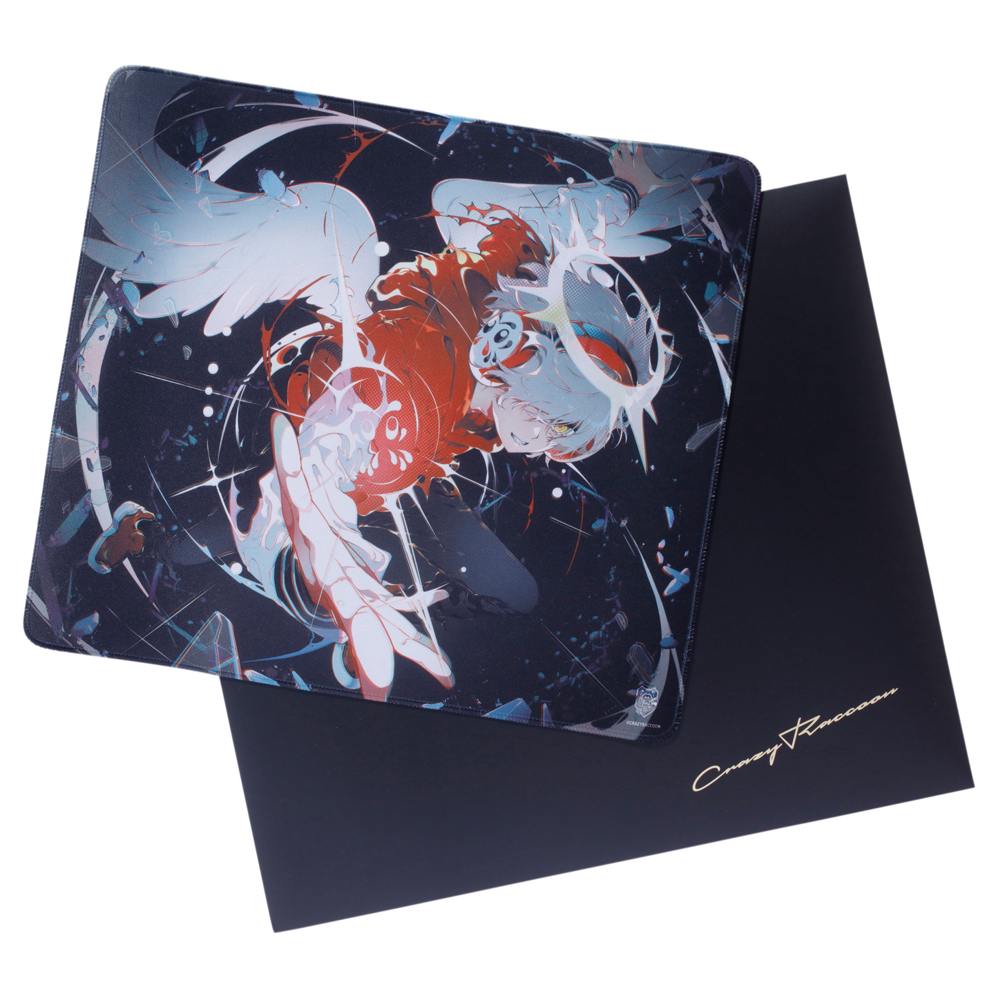 新品・未使用】大妖怪マウスパッド crazy raccoon CR だるまいずごっど