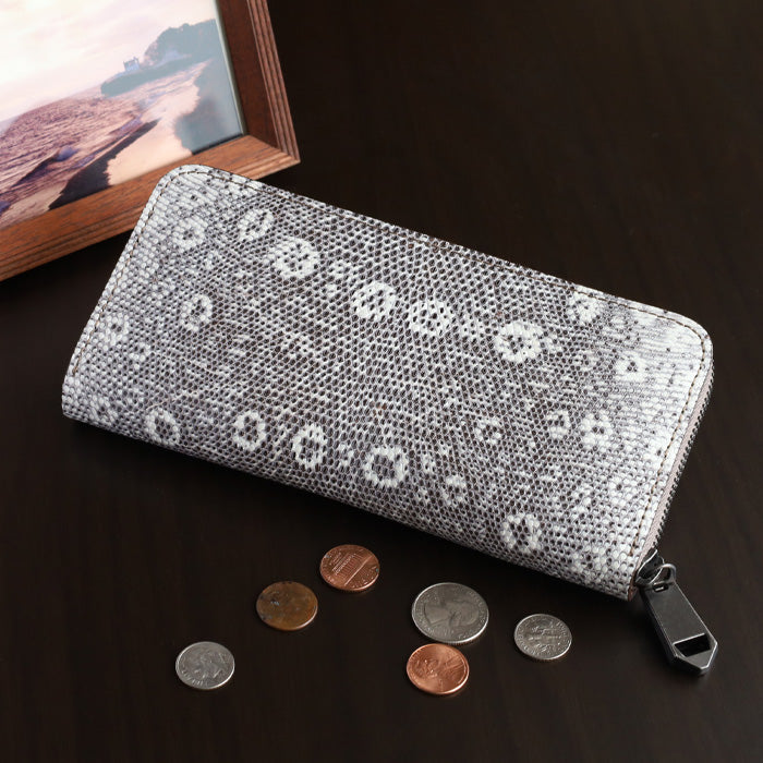 ZOO (ズー) 財布 長財布 トカゲ革 ラウンドファスナー [Z-ZLW-140