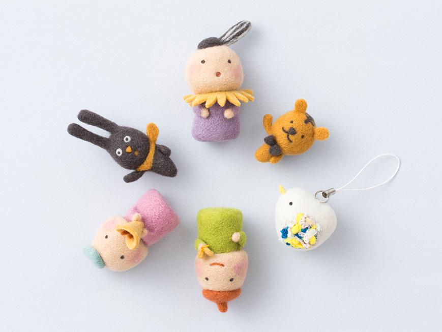 Merry様 ヤギさん 羊毛フェルトストラップ 【公式通販】