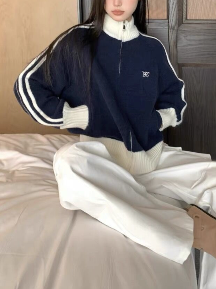 ネイビーラインニットジャージ DPB71267 – CRAMMY