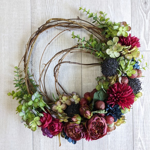 真作】絵画 結城素明 日本画12号 秋麗の菊図 優雅