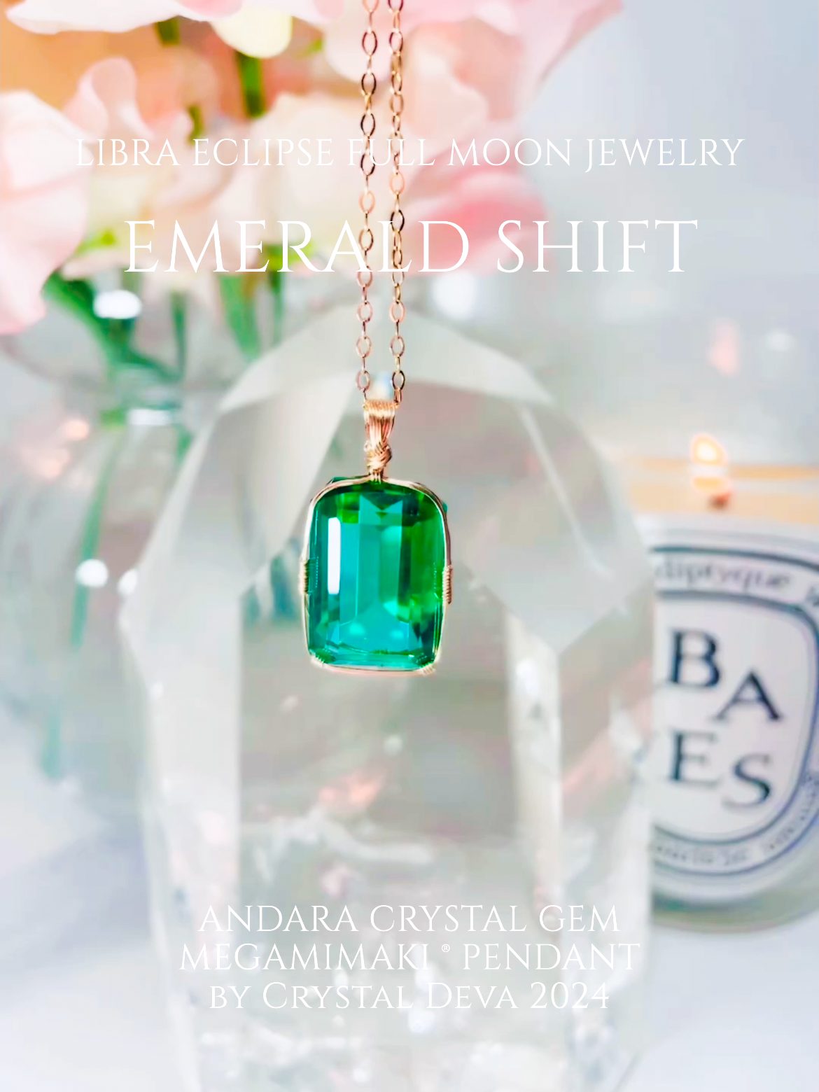 EMERALD SHIFT 】アンダラクリスタル宝石(エメラルドグリーン