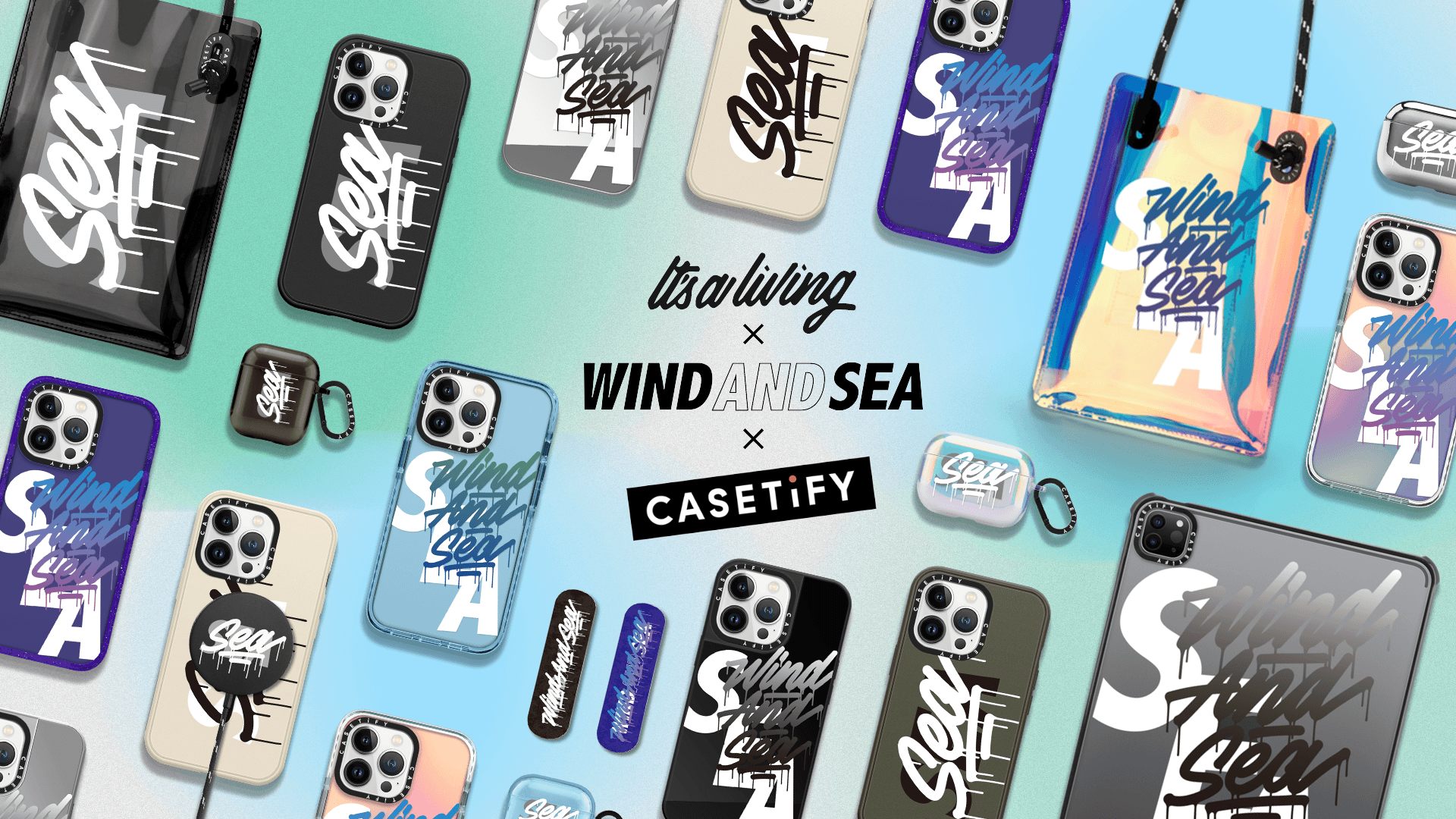 CASETiFY WIND AND SEA iPhone 13mini 未使用 ウィンダンシー ケース