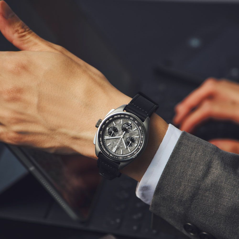 アーカイブスシリーズ ルナ パイロット クロノグラフ メテオライト