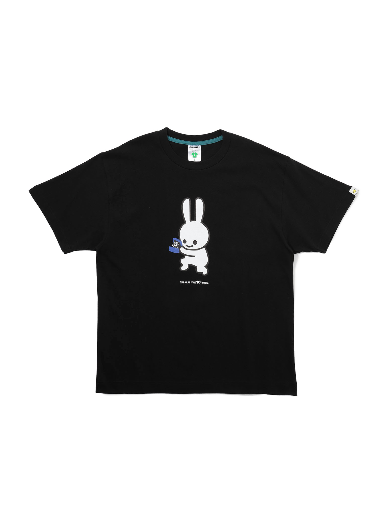 OS 10th Anniv. T-SHIRTS 10カラット｜ウサギがいる｜CUNE ONLINE STORE