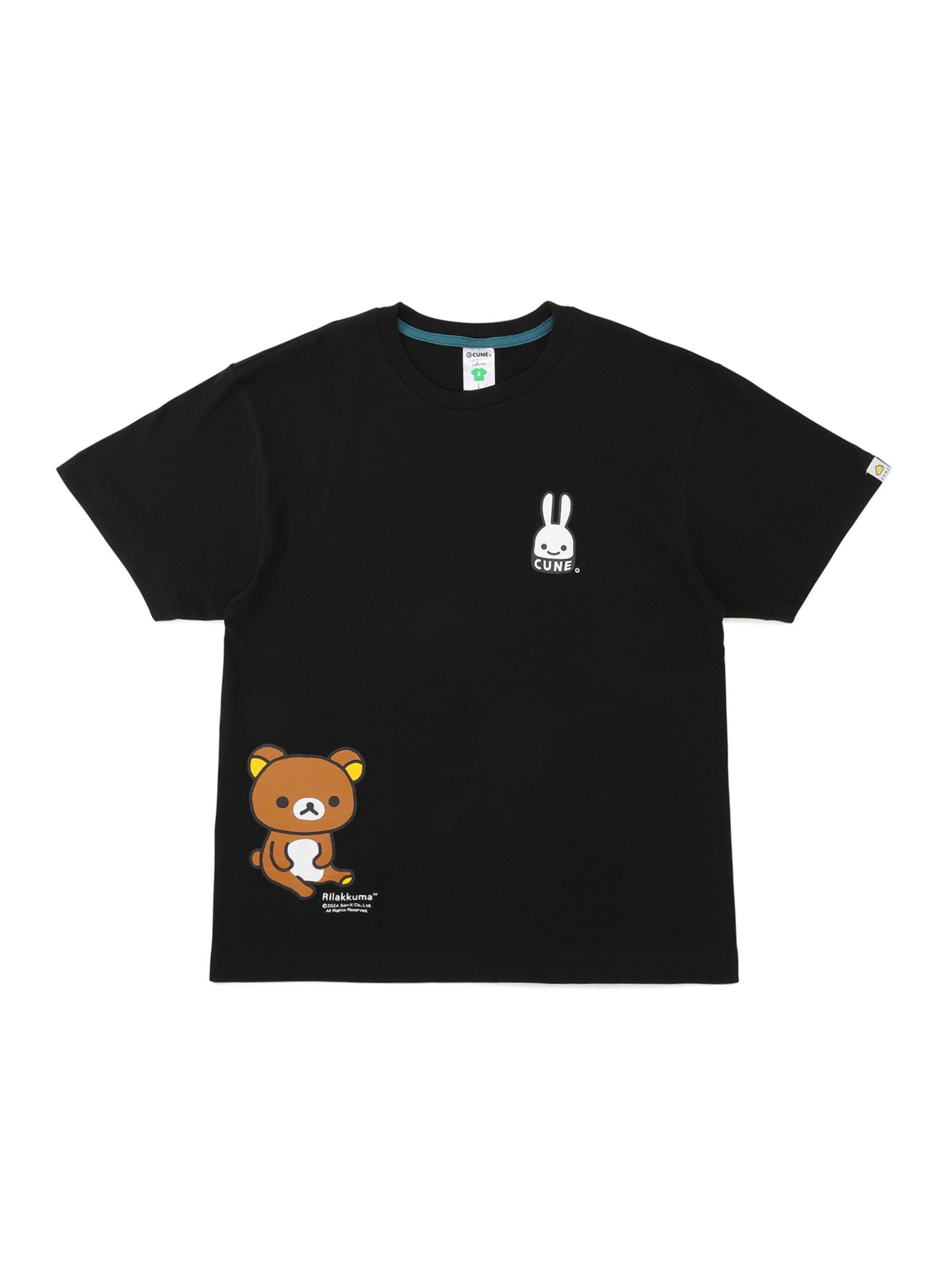 30th ANNIV T-SHIRTS リラックマとCUNEウサギ｜ウサギがいる｜CUNE