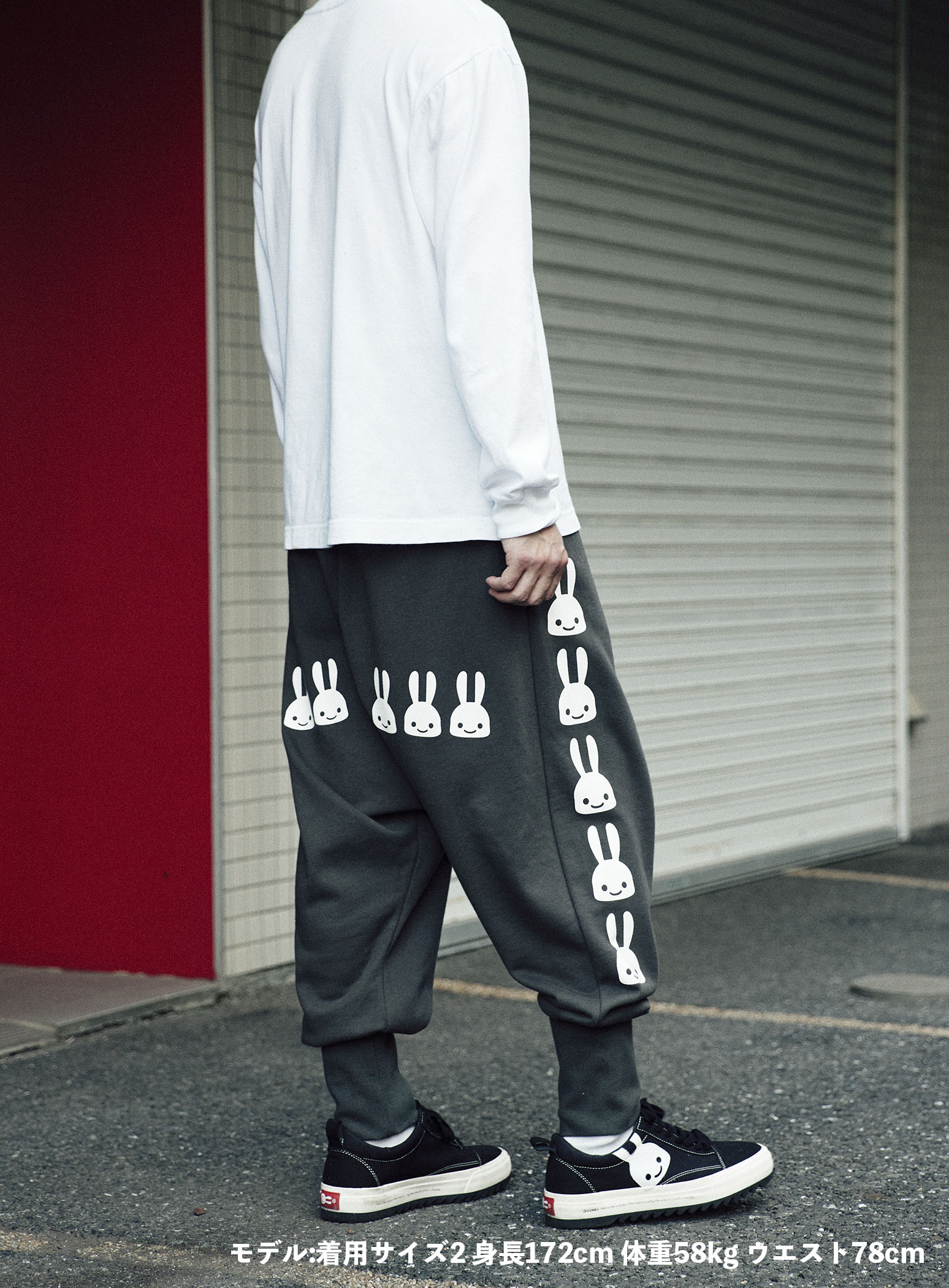 bajra サルエルパンツ サイドライン 3 bajra サルエルパンツ サイド