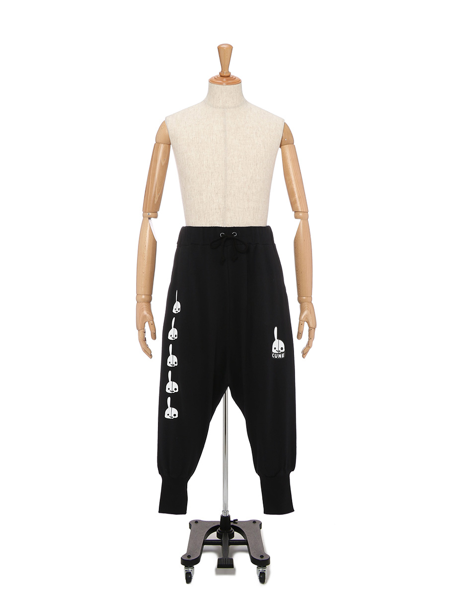 DDDC裏毛サルエルパンツ｜ウサギがいる｜CUNE ONLINE STORE