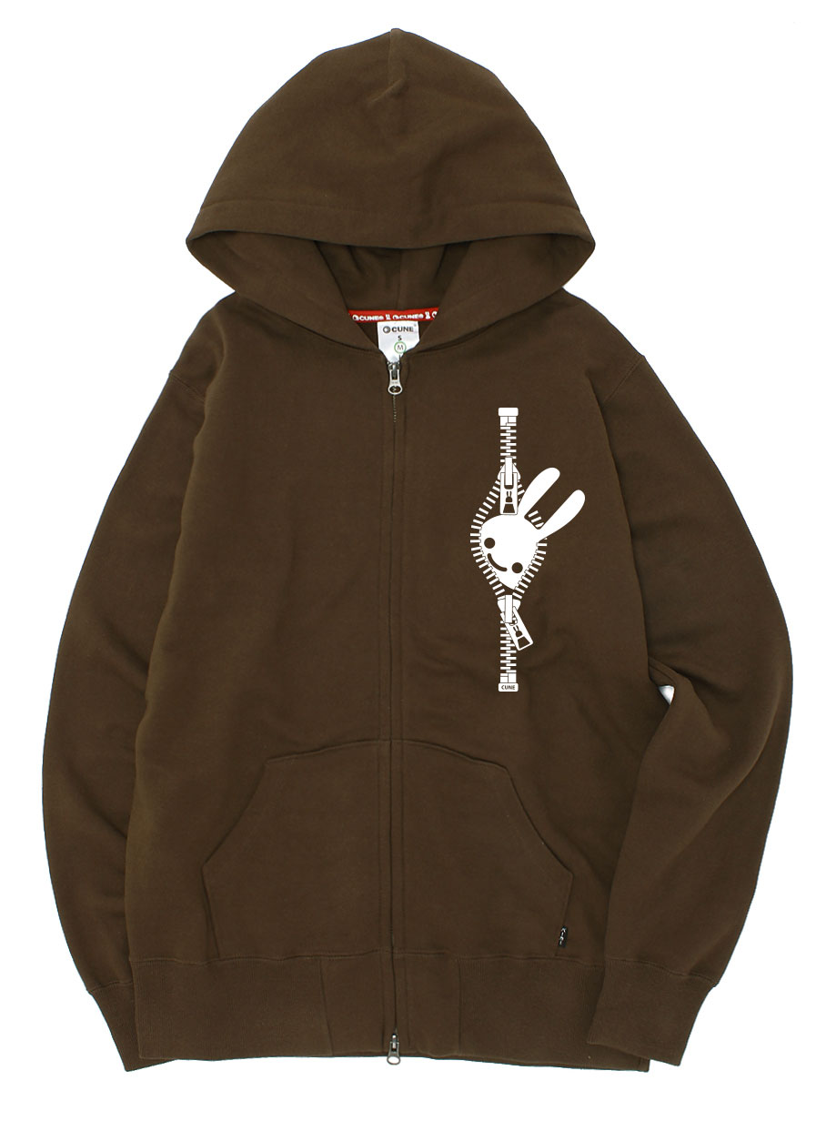 CUNE 復刻ZIPパーカー ZIP｜ウサギがいる｜CUNE ONLINE STORE