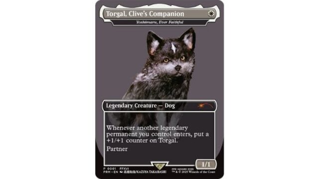 Torgal, Clive's Companion / 永久忠義の吉丸 プロモ MTG】トルガル