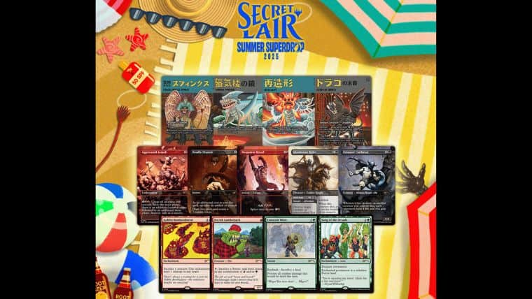 Secret Lair サマースーパードロップ2025の収録カードが公開！FFコラボ